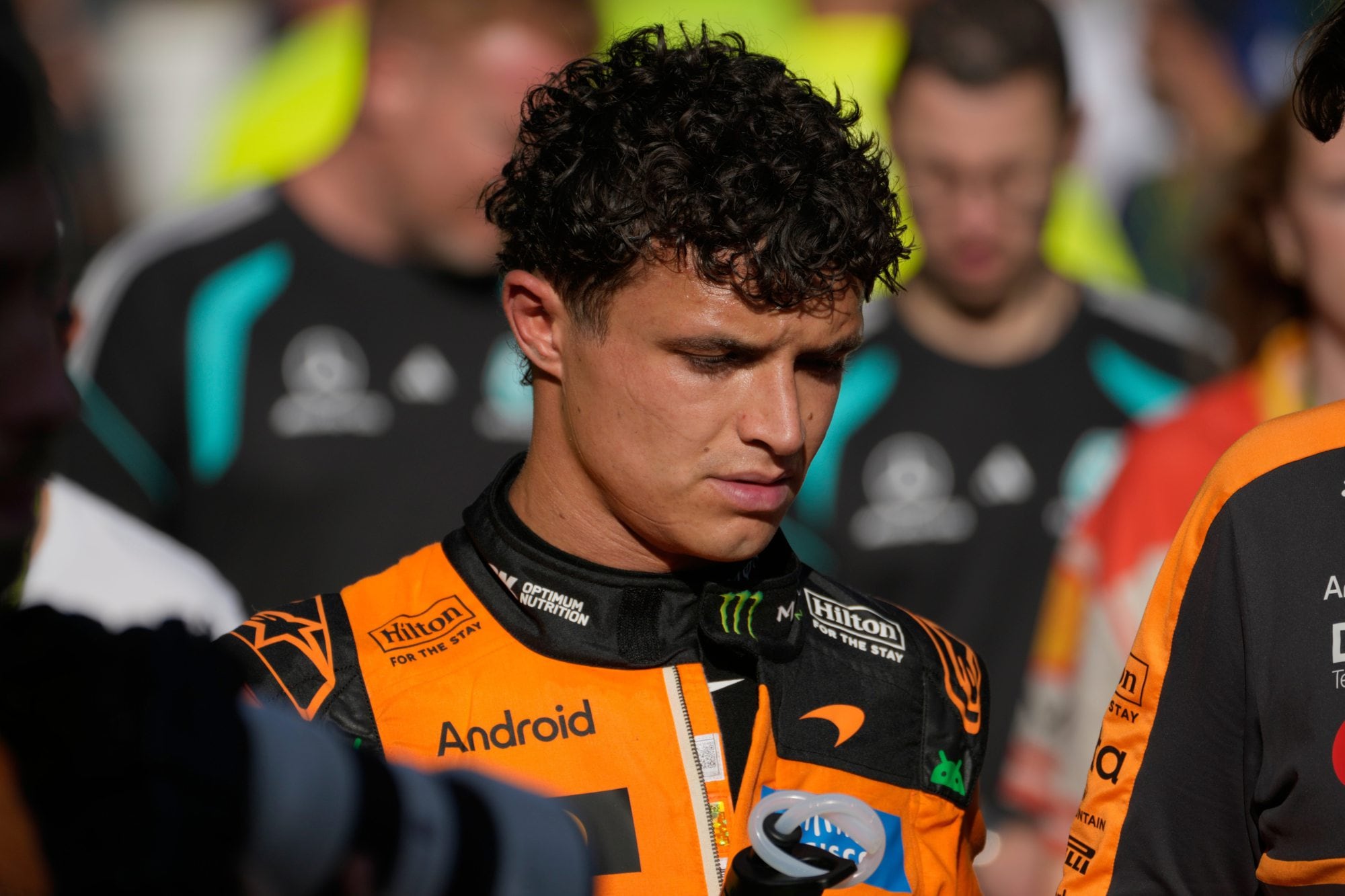 Lando Norris apuntó contra Franco Colapinto tras el choque por el que quedó fuera del Gran Premio de Azerbaiyán