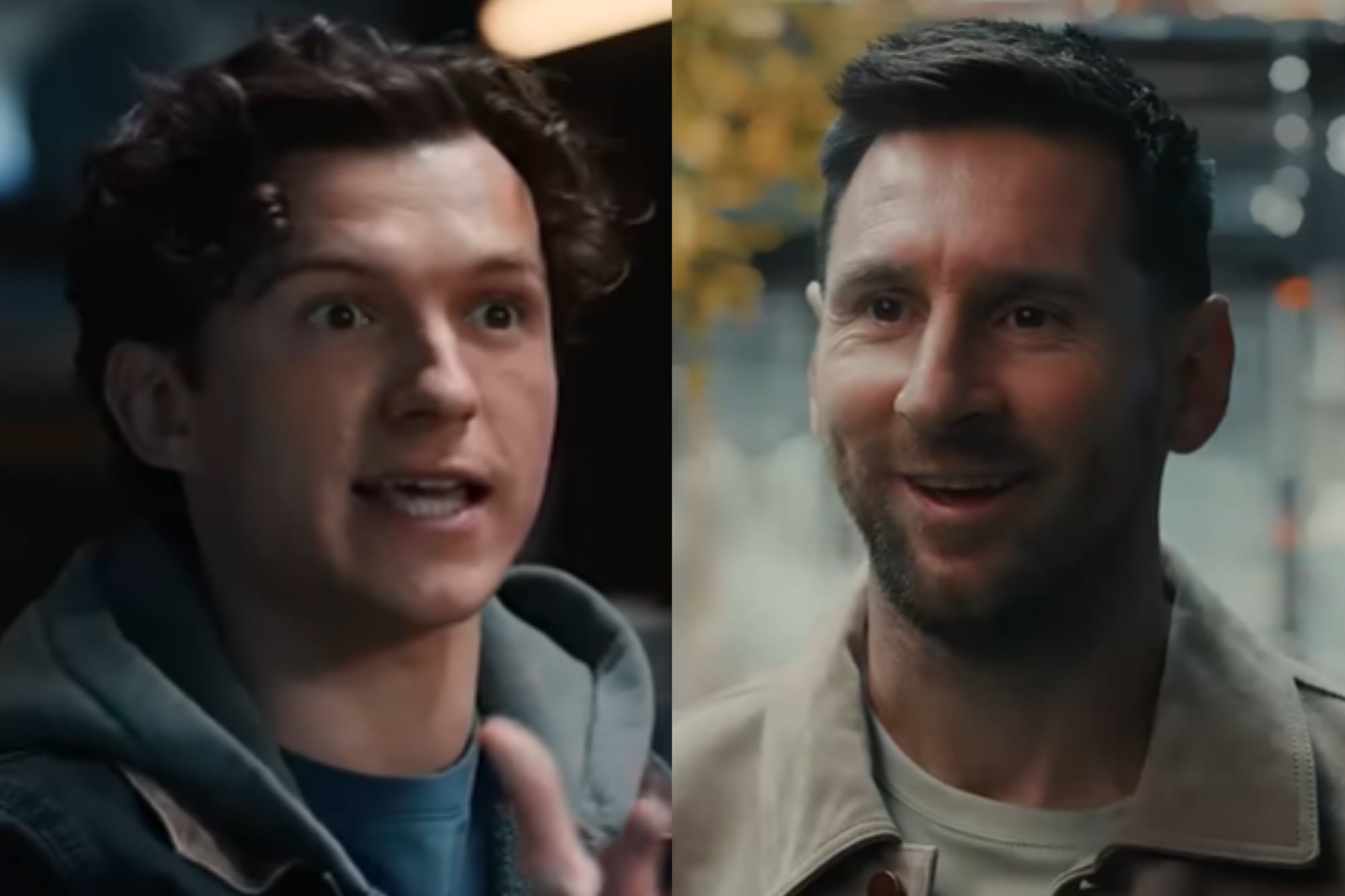 Tom Holland dio detalles de la publicidad que grabó con Messi e hizo una revelación: “Sus hijos son fanáticos de Spider-Man”