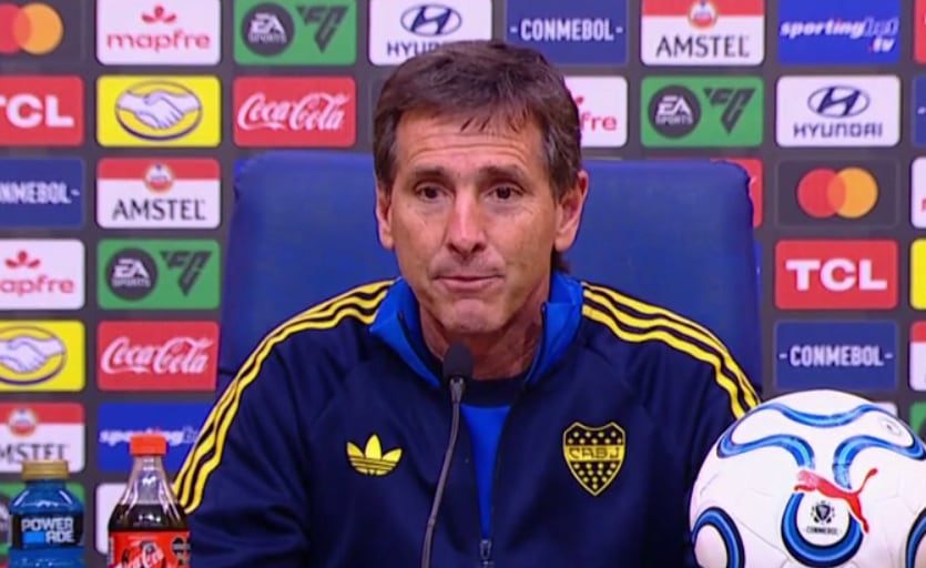 Claudio Ubeda cuestionó con dureza al árbitro y al VAR tras el empate de Boca con Cruzeiro en la Bombonera