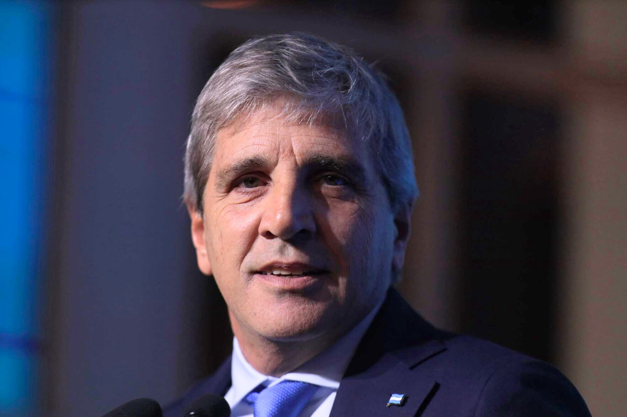 El ministro de Economía, Luis Caputo