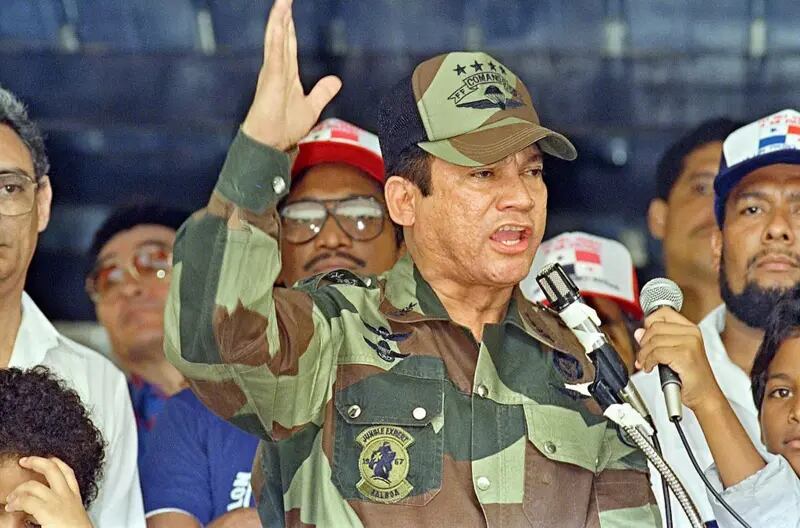 El expresidente panameño Manuel Noriega fue juzgado en EE.UU., un caso que guarda algunas semejanzas con el de Maduro
