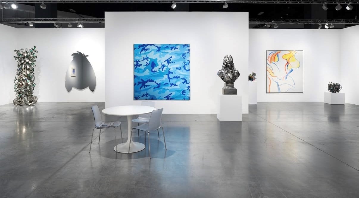 La obra de Jeff Koons, exhibida en diciembre último en el stand de Mnuchin Gallery en Art Basel Miami Beach