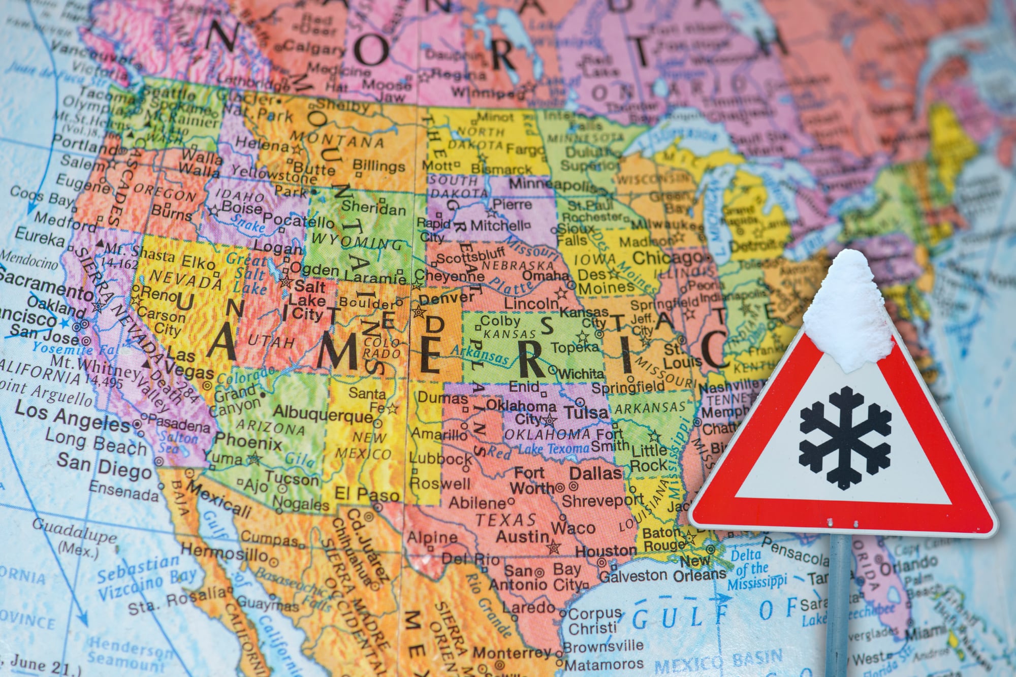 Clima hoy en EE.UU.: principales alertas y el nuevo mapa de las nevadas de este jueves 4 de diciembre