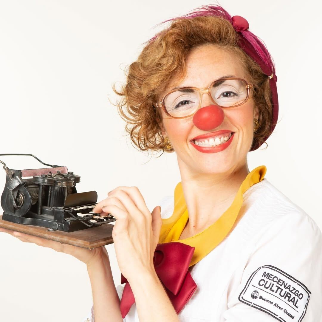 Romina Amato (Perla) es una de las profesoras que forman clowns de hospital