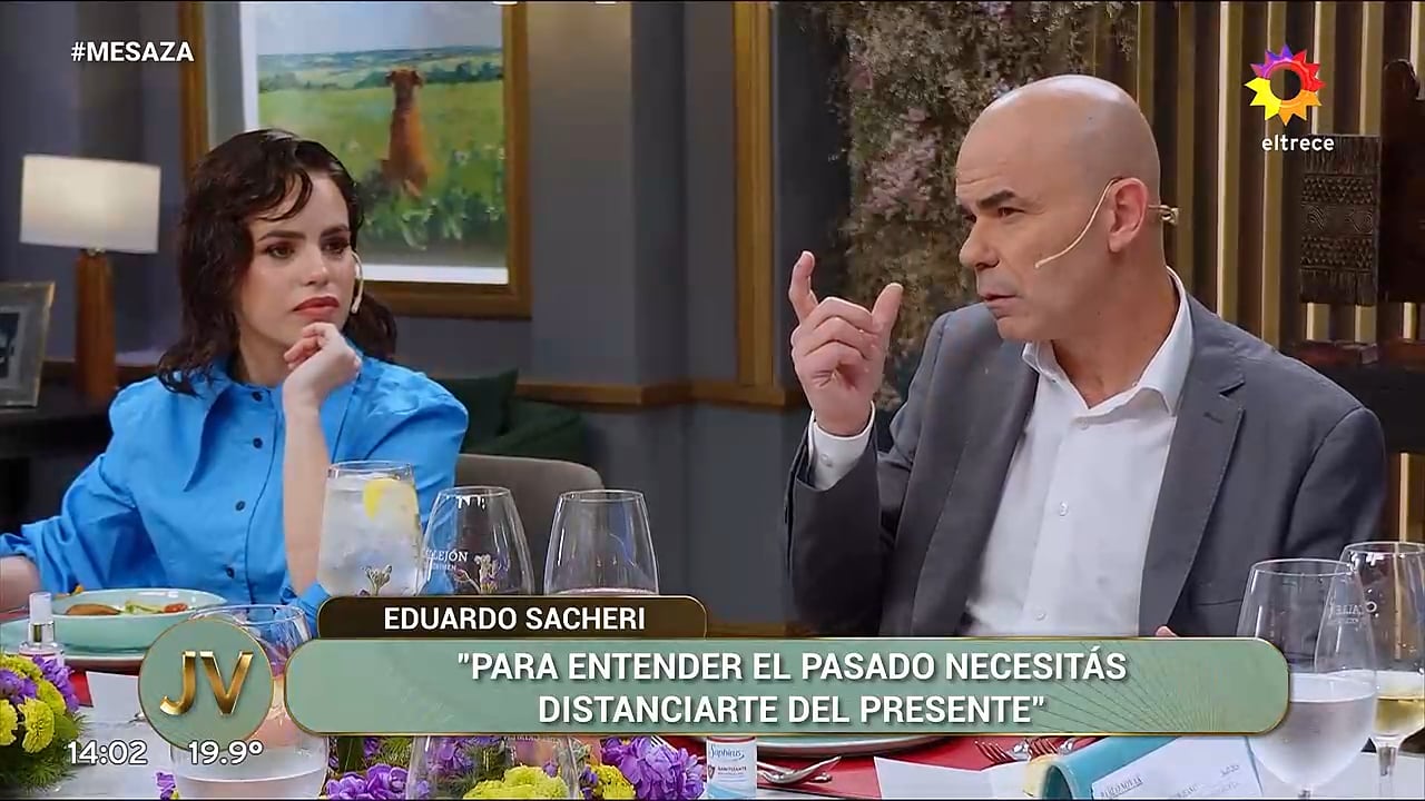 Eduardo Sacheri con Juana Viale: “Los seres humanos somos prejuiciosos” 6 Eduardo Sacheri aseguró que para estudiar la historia hay que dejar atrás los prejuicios