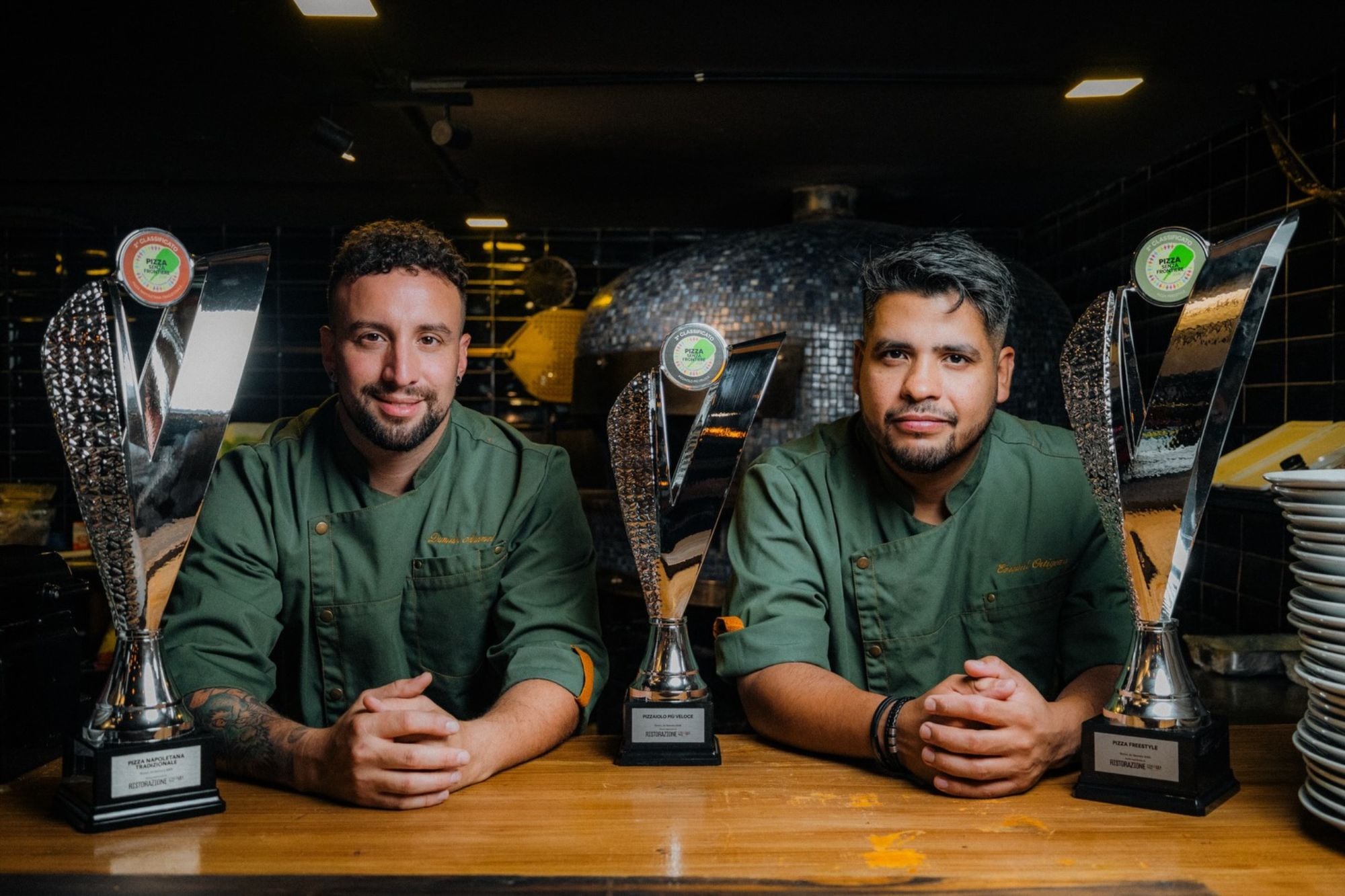 Ortigoza está al frente de la pizzería Furore junto a Damián Mármol hace tres años