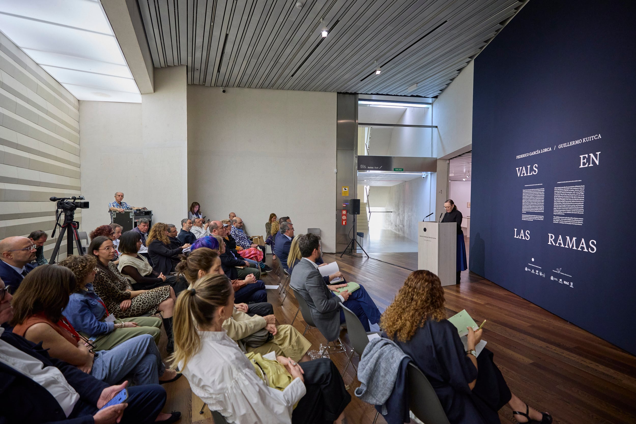 Laura García-Lorca de los Ríos presenta la muestra de Guillermo Kuitca en Granada, en el Centro Federico García Lorca