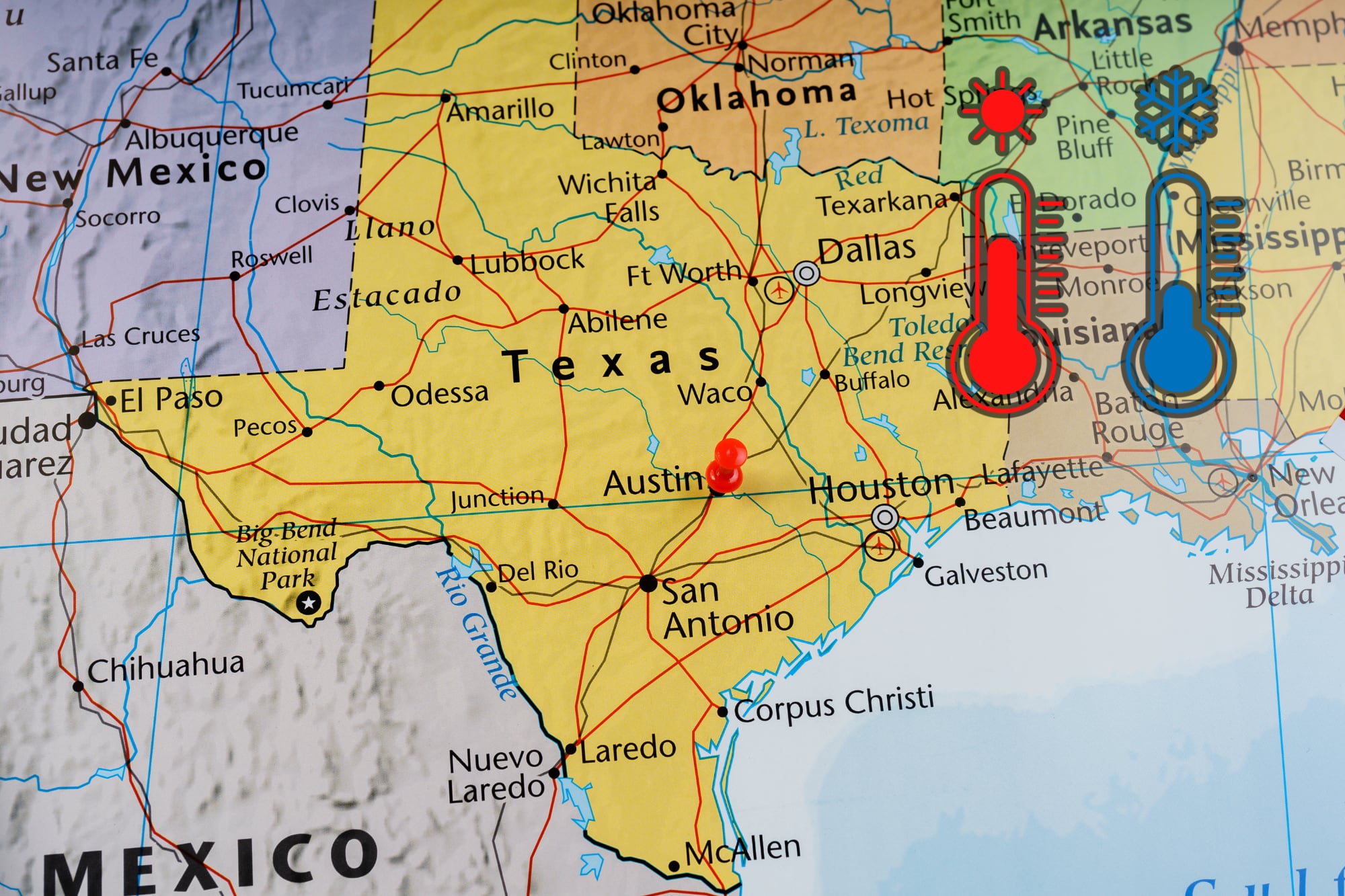 A pesar de la ola de frío en Texas: The Old Farmers Almanac pronostica una mejoría del clima para Navidad