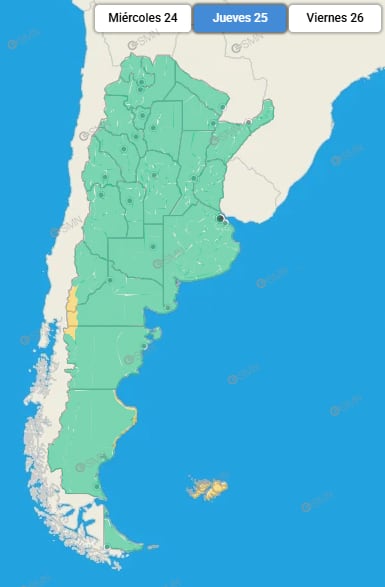 Para este jueves se prevé otra jornada de frío intenso