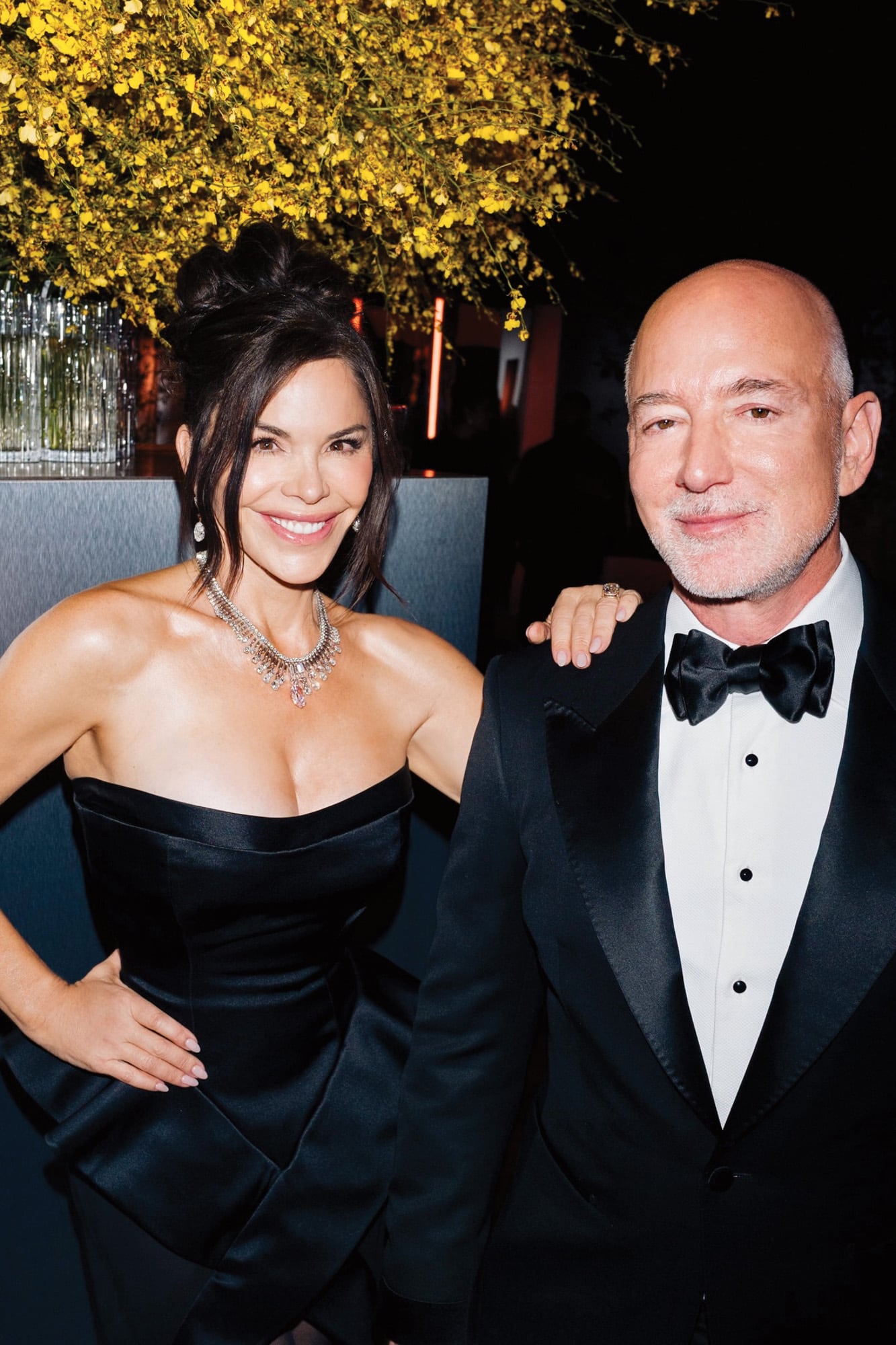 Lauren y Jeff Bezos también asistieron al after party