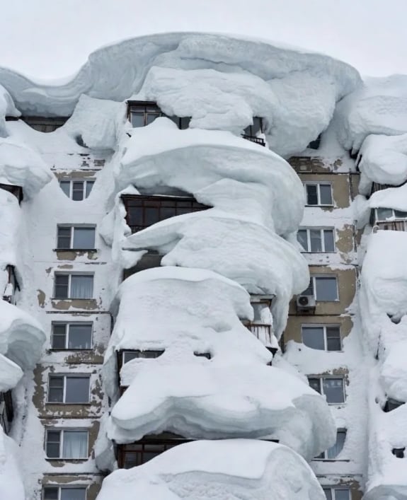 Imágenes falsas creadas con IA sobre nevada en en la península de Kamchatka