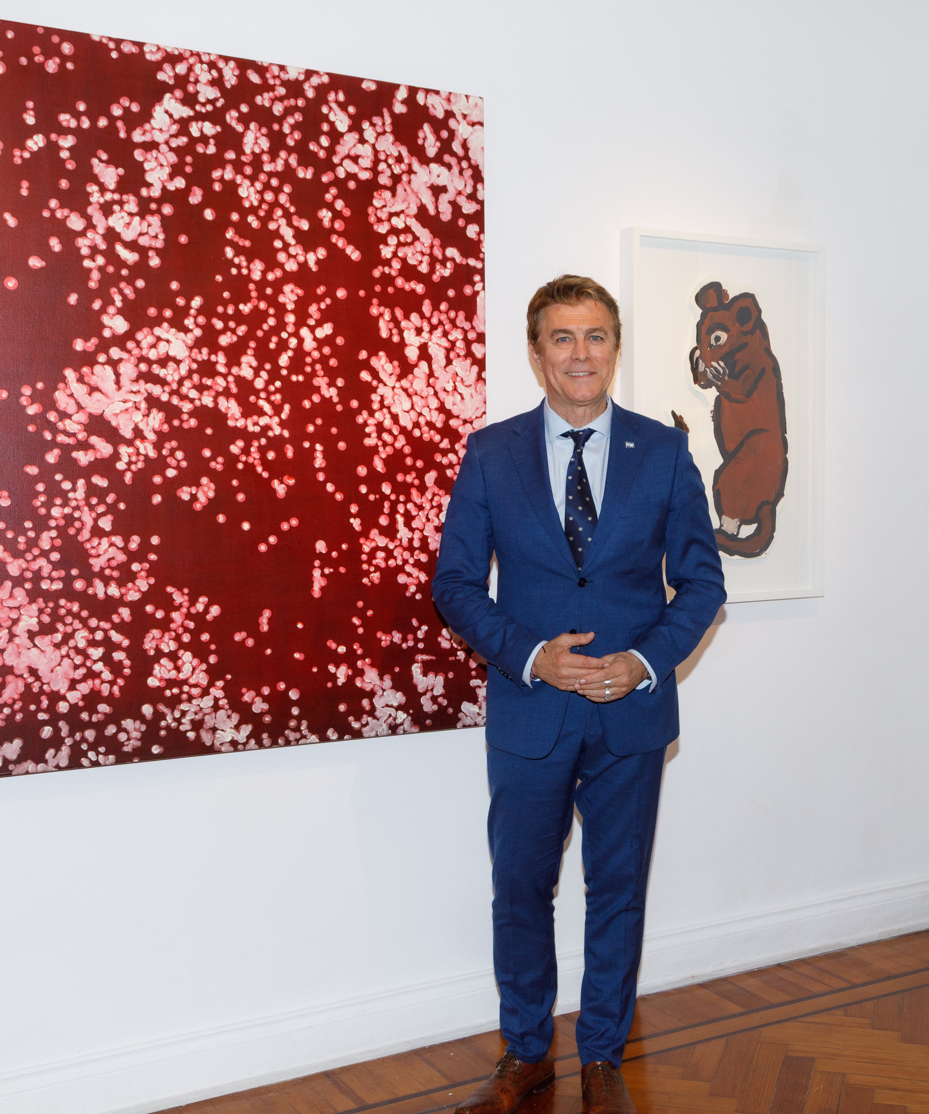 En fotos. Todos los invitados a Arte, Cultura y Diplomacia Pública en Recoleta 20 El actor Gabriel Corrado