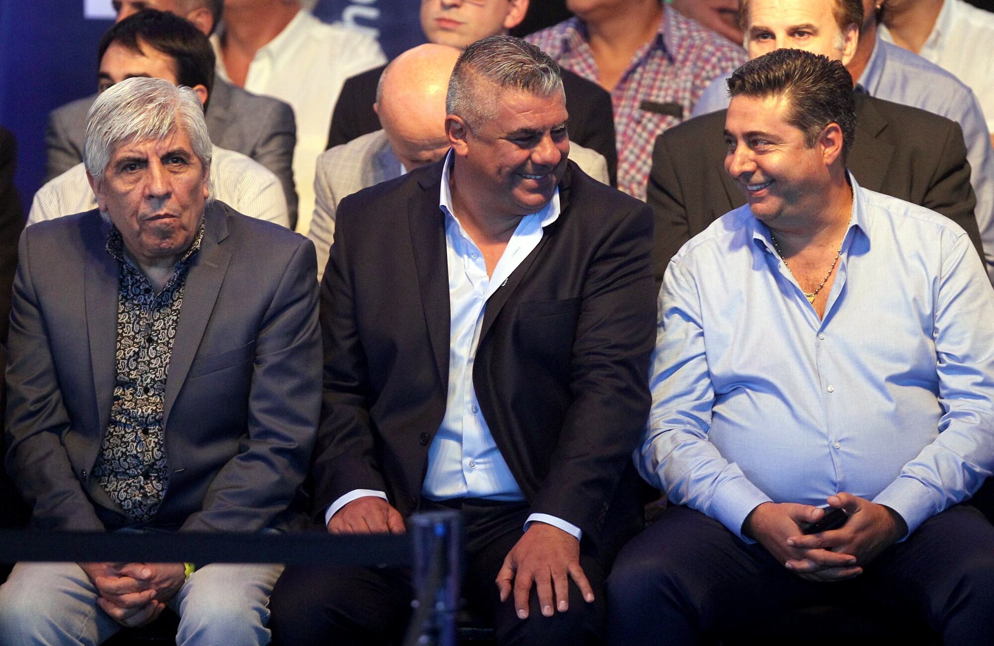 Moyano, Tapia y Angelici, en otros tiempos