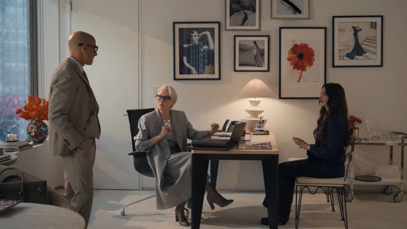 Cuando Andrea regresa a Runway para ser la nueva editora de prensa Miranda no la reconoce