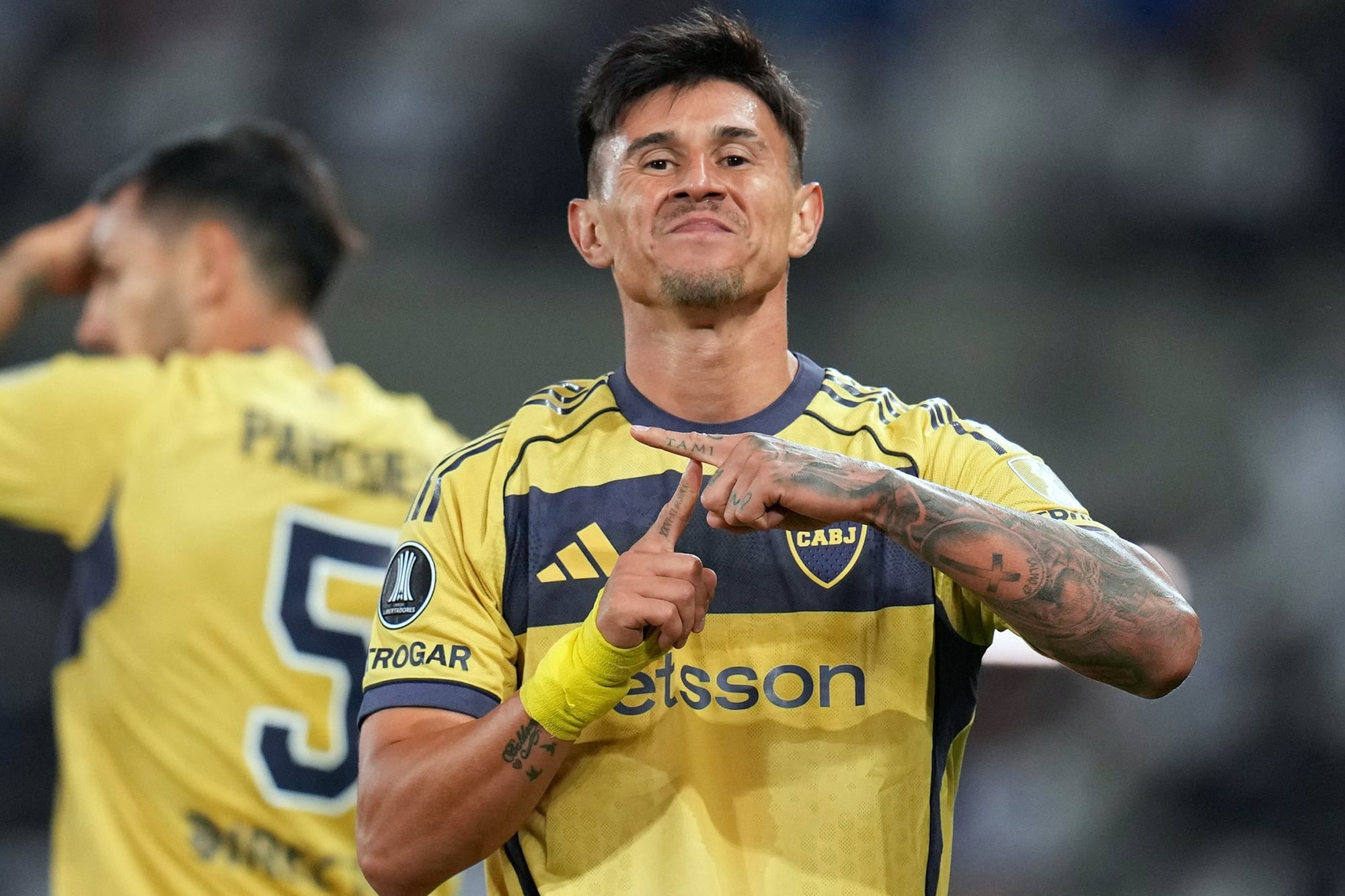 Bareiro marcó su quinto gol en ocho partidos en Boca; los últimos tres fueron en partidos consecutivos.