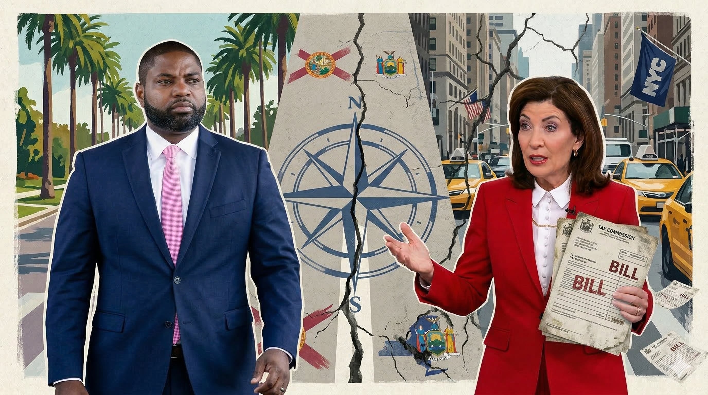 En vivo | Byron Donalds, candidato de Trump en Florida, contra la gestión de Hochul en Nueva York: “Impuestos insoportables”