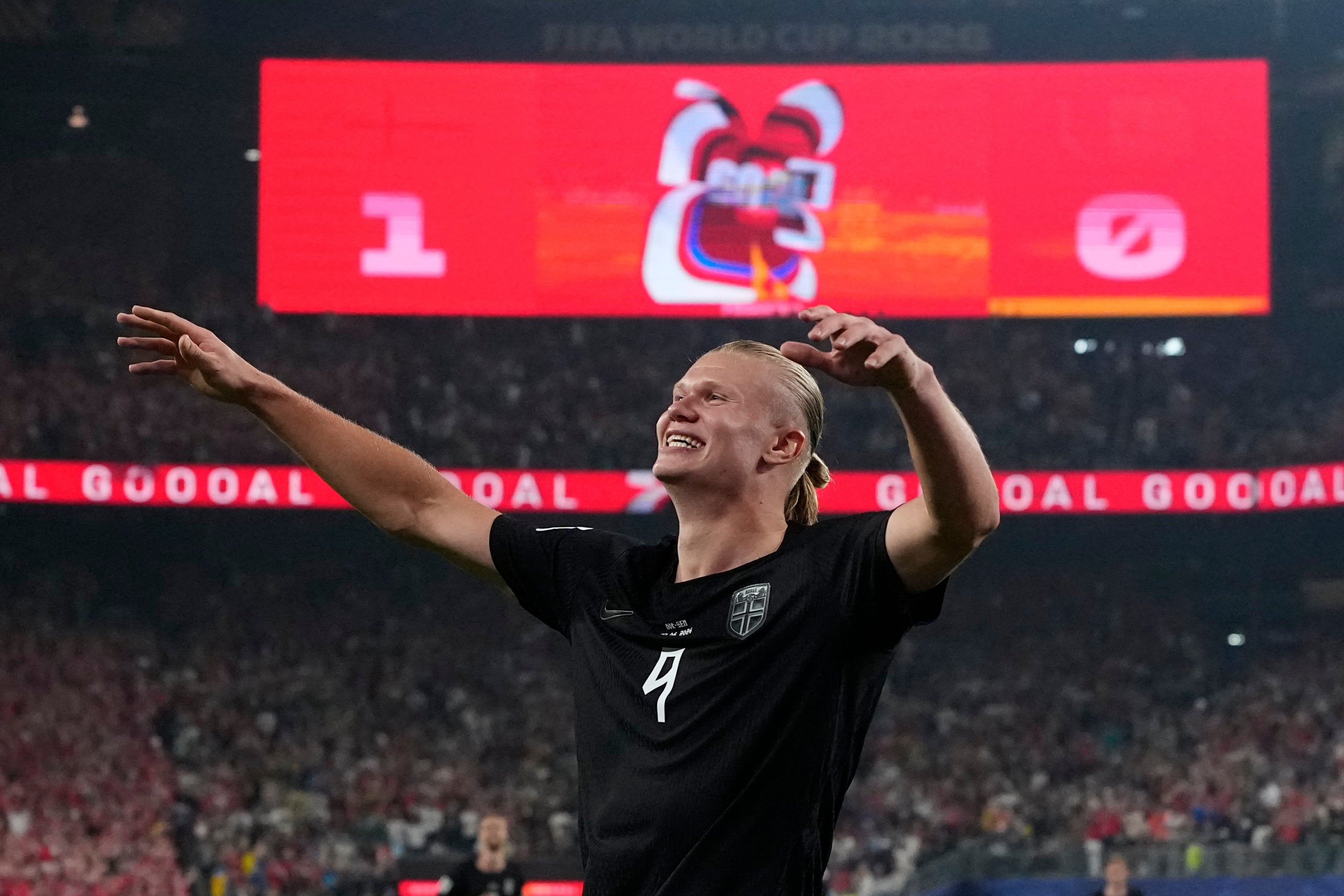 Erling Braut Haaland, los goles de Noruega