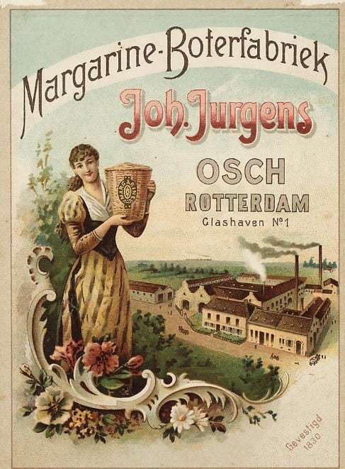 La familia neerlandesa Jurgens fue clave en la expansión industrial de la margarina durante la década de 1870