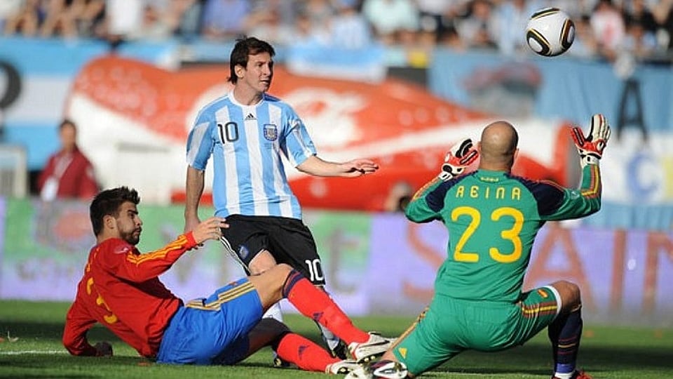 Argentina y España jugaron un amistoso en el Monumental después de que la Furia Roja fue campeón del mundo y ganó la albiceleste