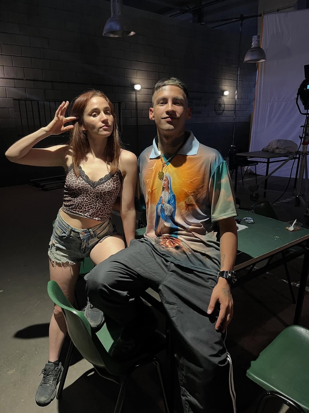 En la segunda temporada de En el barro, Carolina Kopelioff y L-Gante hicieron una escena íntima (Foto: Instagram @carolinakopelioff)