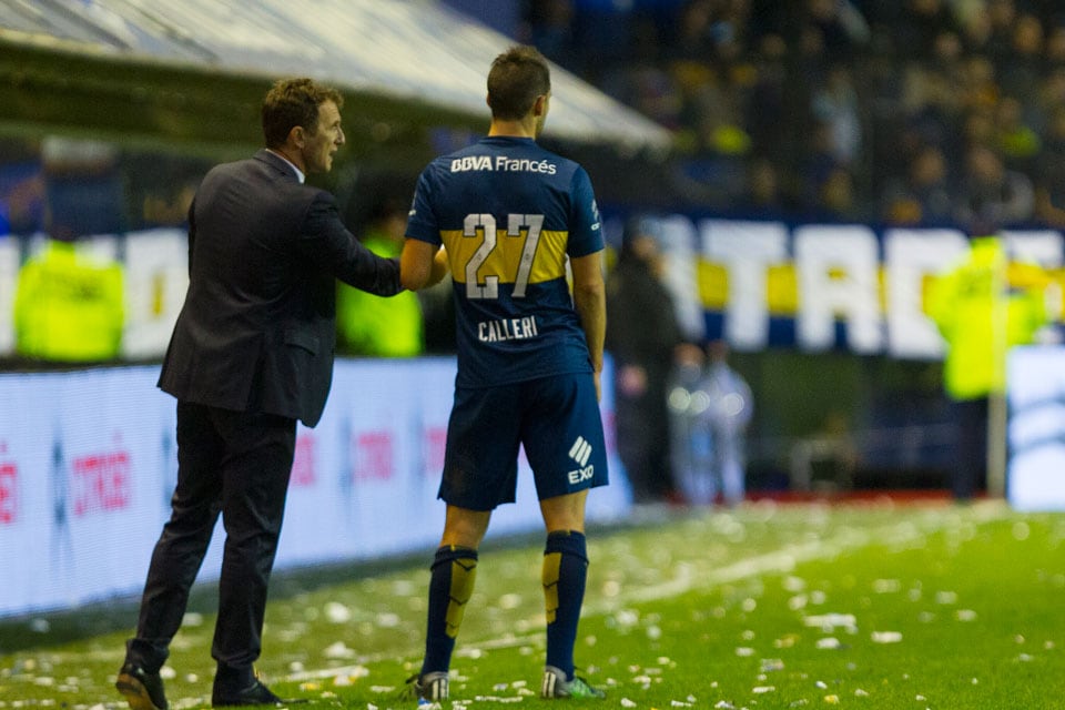 Rodolfo Arruabarrena dirigió a Jonathan Calleri en Boca en 2015, pero ahora se cruzarán e intentarán eliminarse.