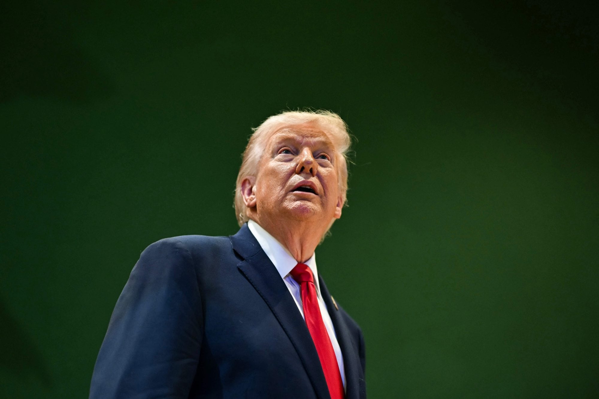 El presidente Donald Trump, en el Foro de Davos, en Suiza.