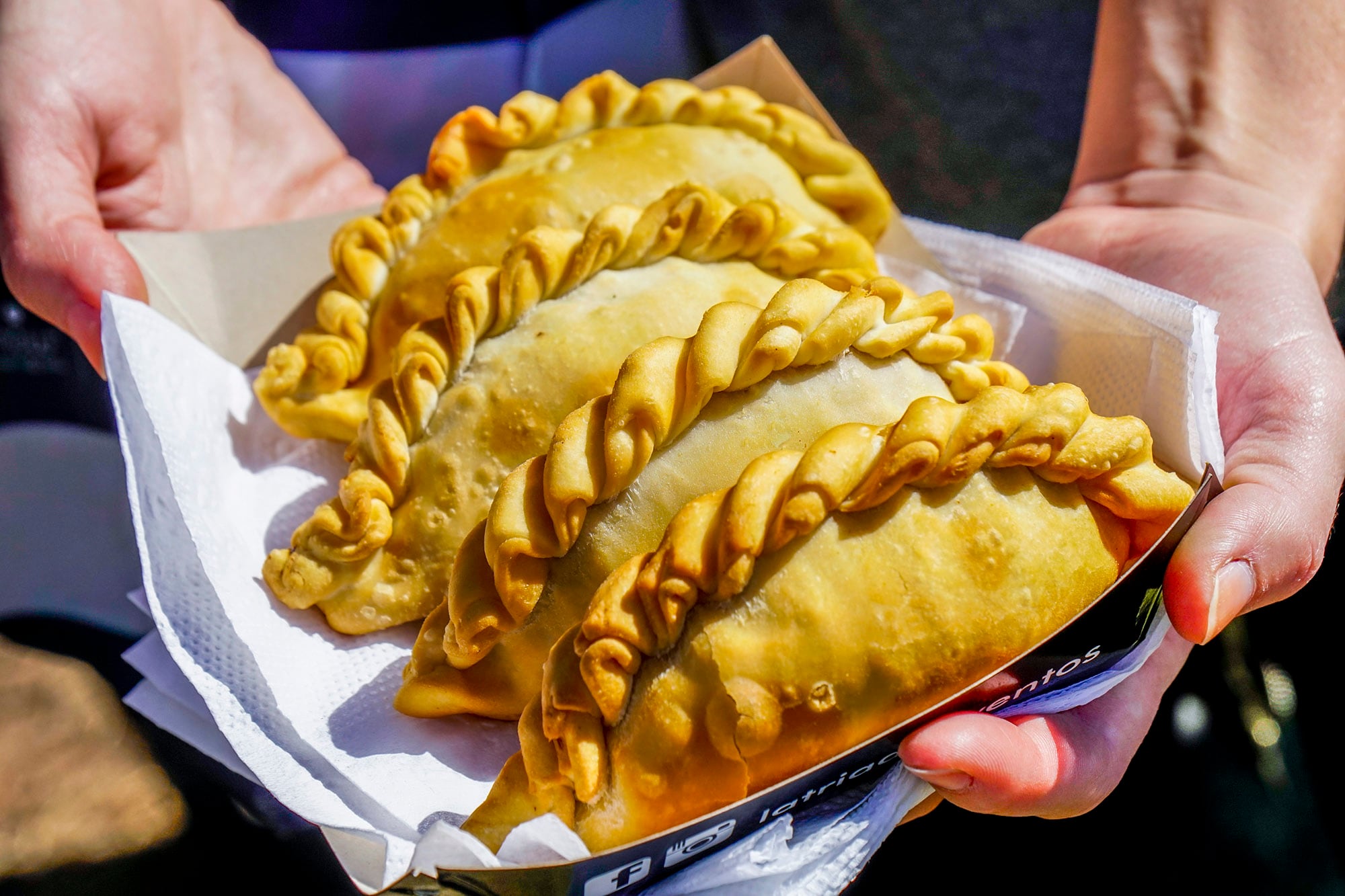 Empanadas en Sabores de la Patria