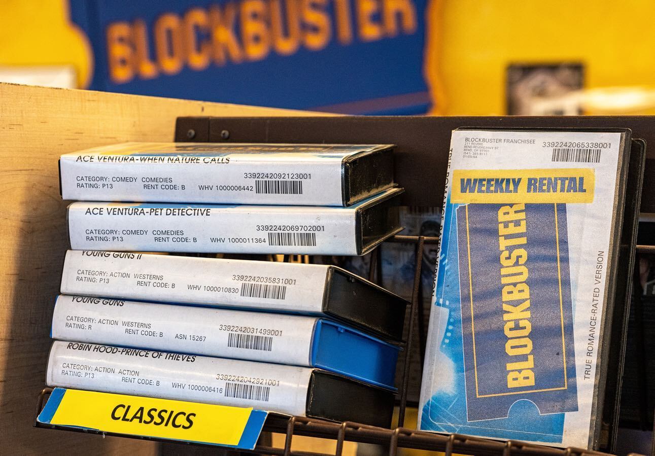 La tienen Blockbuster se mantiene en un 80% gracias al truismo (Instagram/@blockbusterbend)