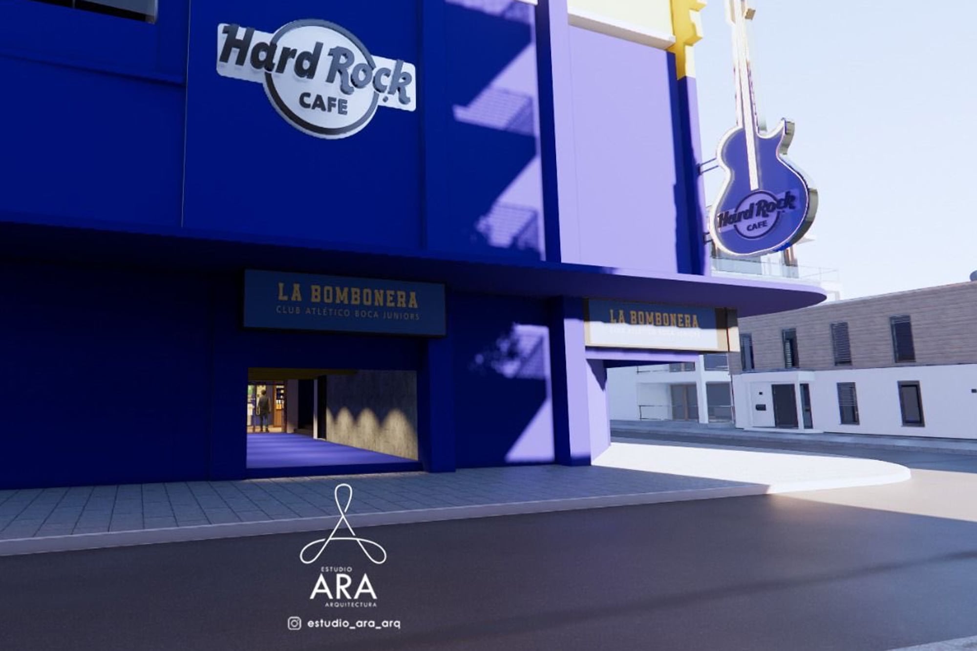 Qué es el Hard Rock Café Boca: el acuerdo que anunció Riquelme en la Bombonera