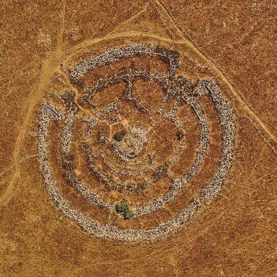 La Rueda de los Fantasmas se encuentra en los Altos del Golán y se originó hace 5000 años