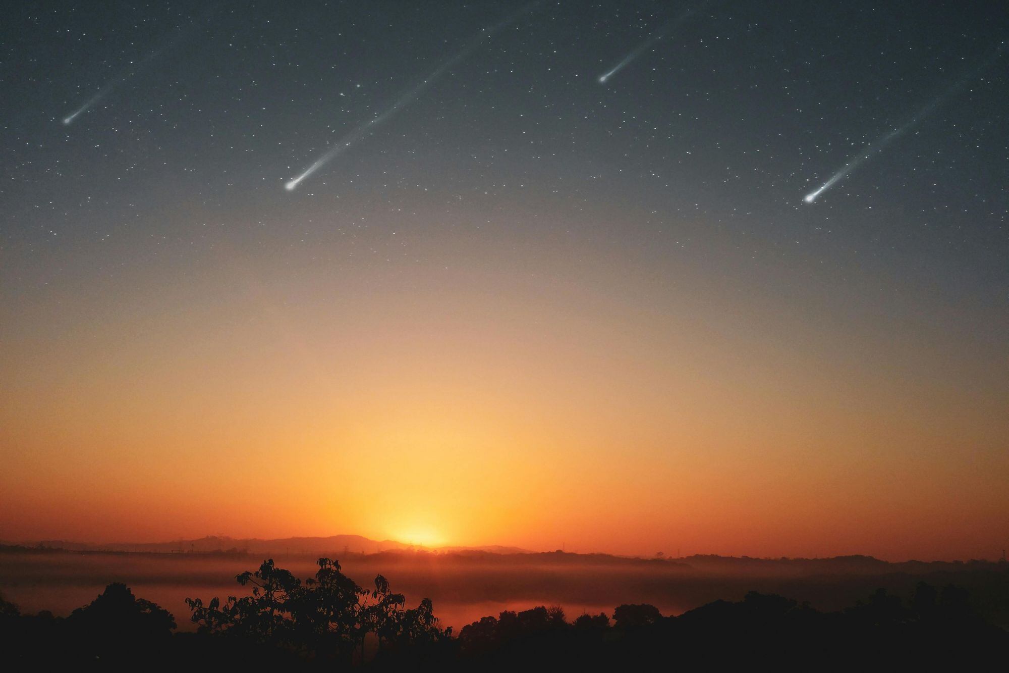 La lluvia de meteoros tendrá lugar al mismo tiempo que durante la Luna llena o Luna del Lobo (Pexels/Felipe Helfstein)