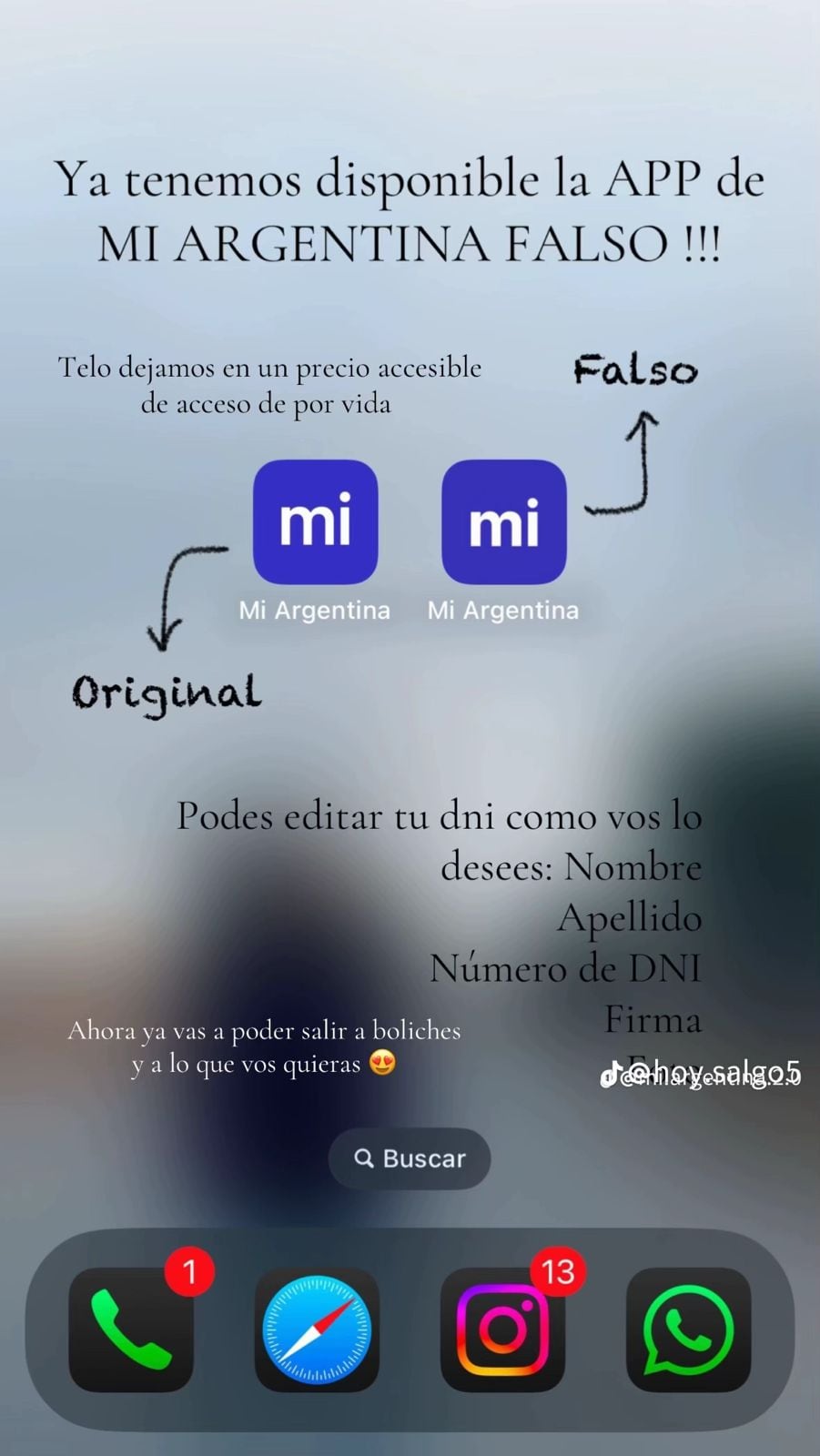 Videos, comentarios y contactos compartidos muestran cómo se promocionan documentos adulterados para sortear controles de edad