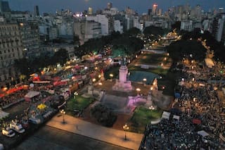 Aborto: el Congreso, dividido entre efusivas marchas "verdes" y "celestes"
