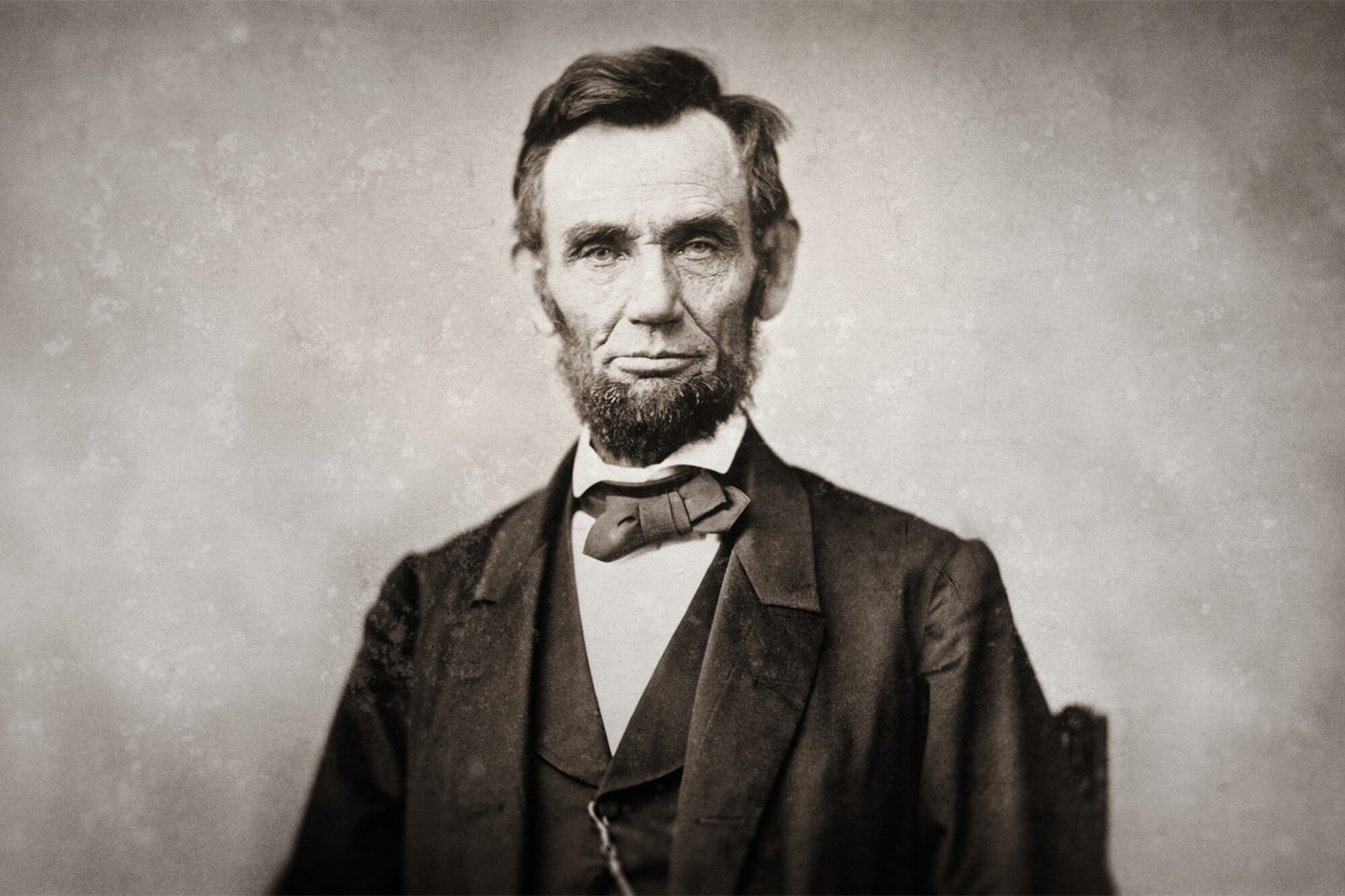 Foto histórica de Abraham Lincoln Documental :