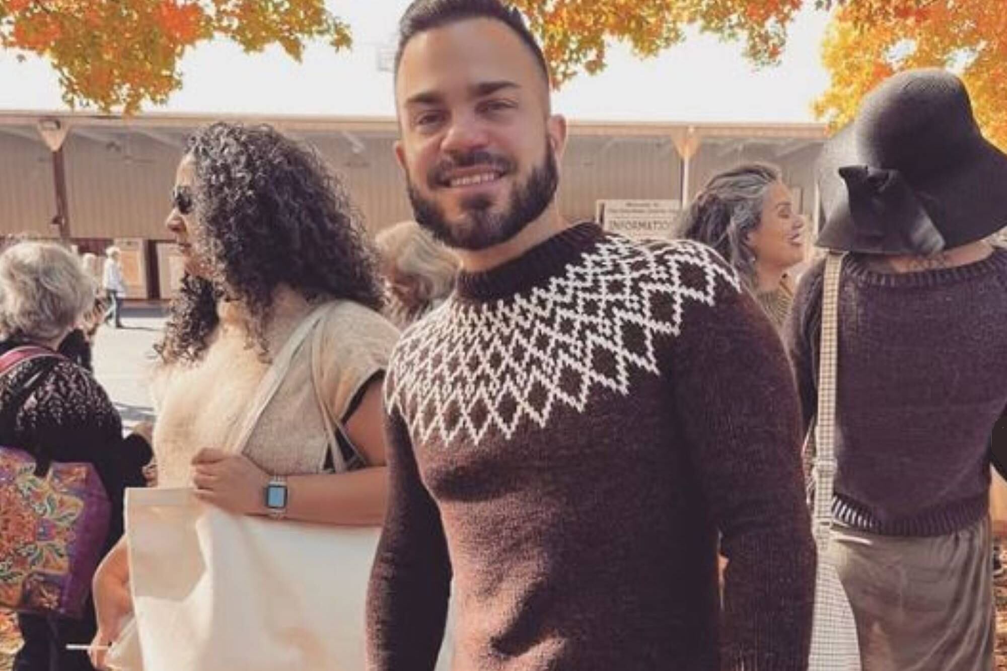 Boria logró crear un emprendimiento con sus tejidos y también tiene un proyecto solidario