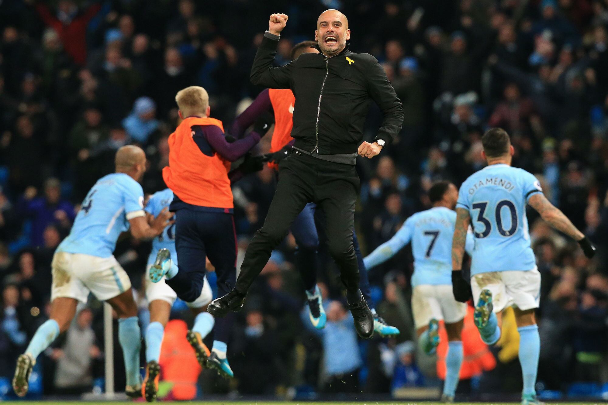 Pep Guardiola el técnico campeón con Manchester City