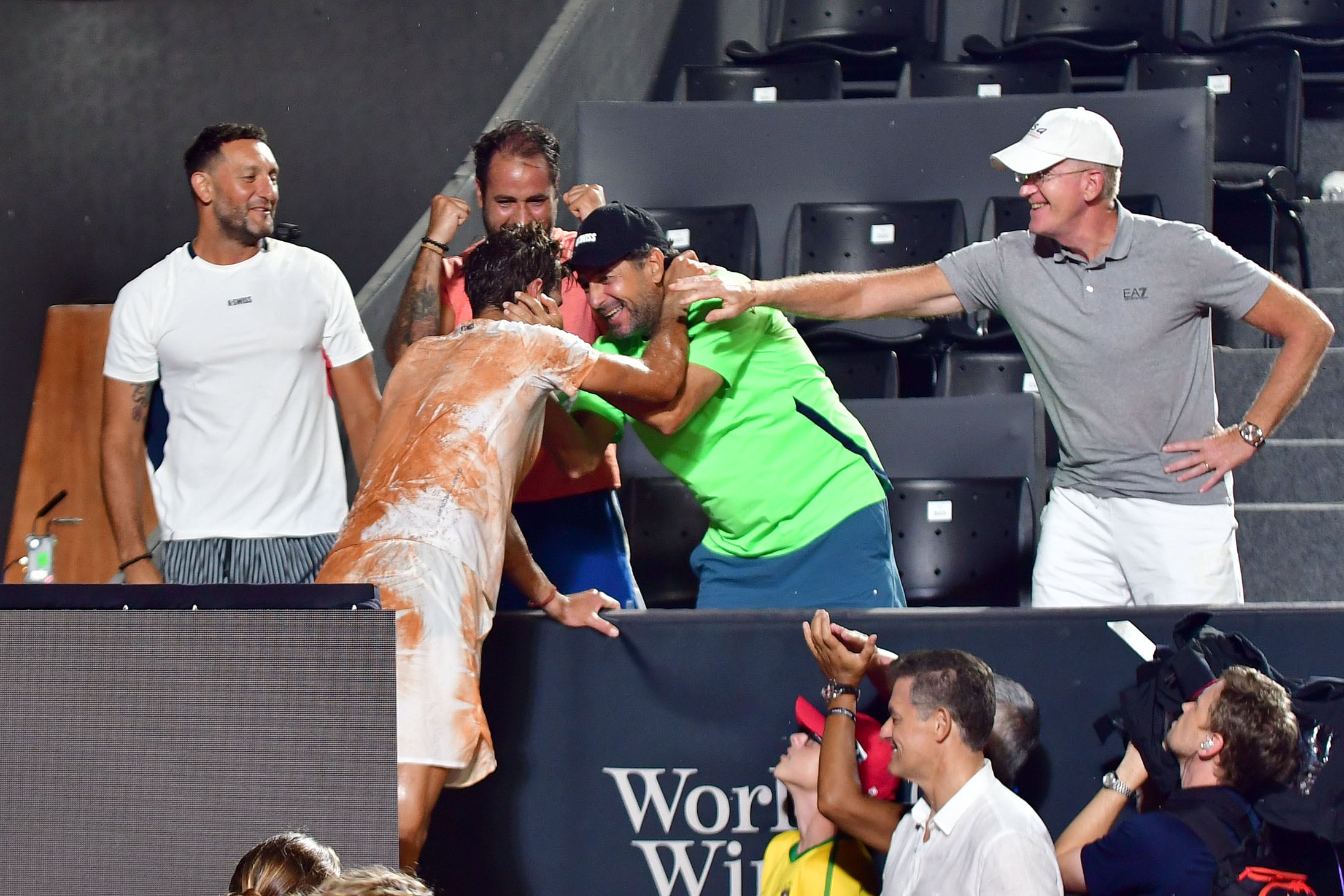 Etcheverry y Grinóvero, una sociedad exitosa: en febrero pasado, el platense obtuvo su primer título ATP, en Río