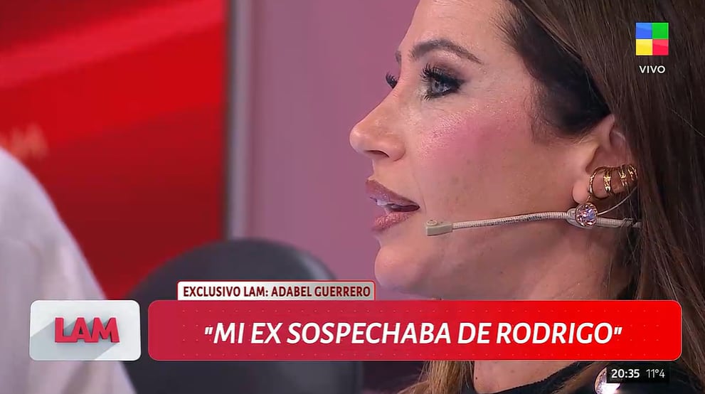 Adabel Guerrero contó cómo conoció a Rodrigo (Foto: Captura TV)