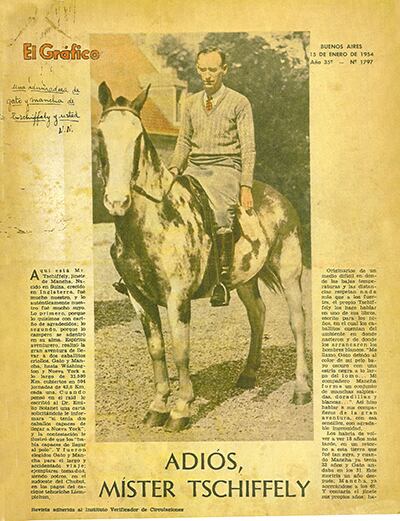 El adiós de la revista El Gráfico a Tschiffely tras producirse su muerte