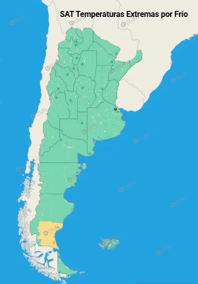 En el extremo sur de Santa Cruz el frío persiste