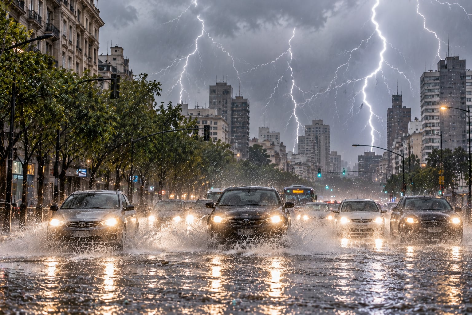 A qué hora llegan las tormentas fuertes a Buenos Aires hoy, jueves 15 de octubre