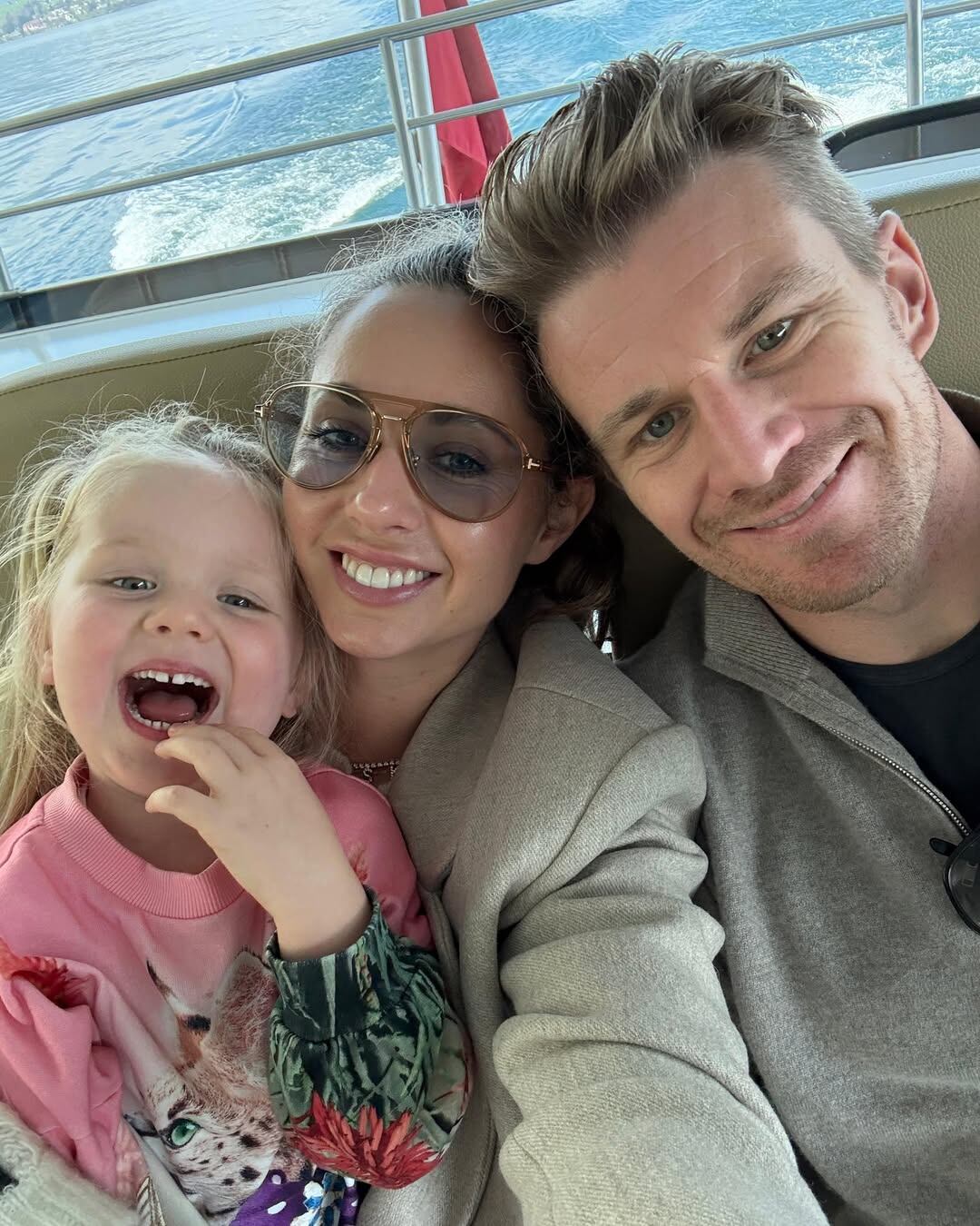 Egle Ruskyte y Nico Hülkenberg están juntos desde 2015 y tienen una hija en común, Naomi Sky, de 3 años (Foto: Instagram @hulkhulkenberg)