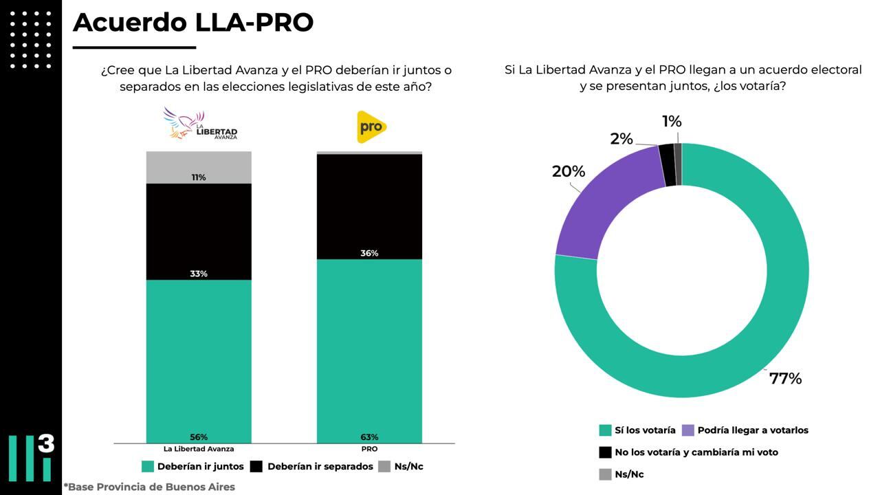 Encuesta de Mora Jozami, de Casa Tres, sobre la absorción del Pro por La Libertad Avanza