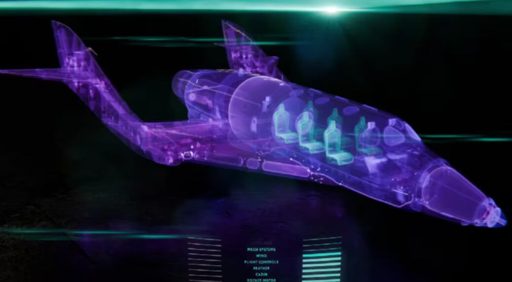 Despegue horizontal desde Nuevo México, 90 minutos de vuelo y minutos de ingravidez a 90 km de altura; la nave, con 17 ventanas panorámicas, aterriza como un avión tradicional