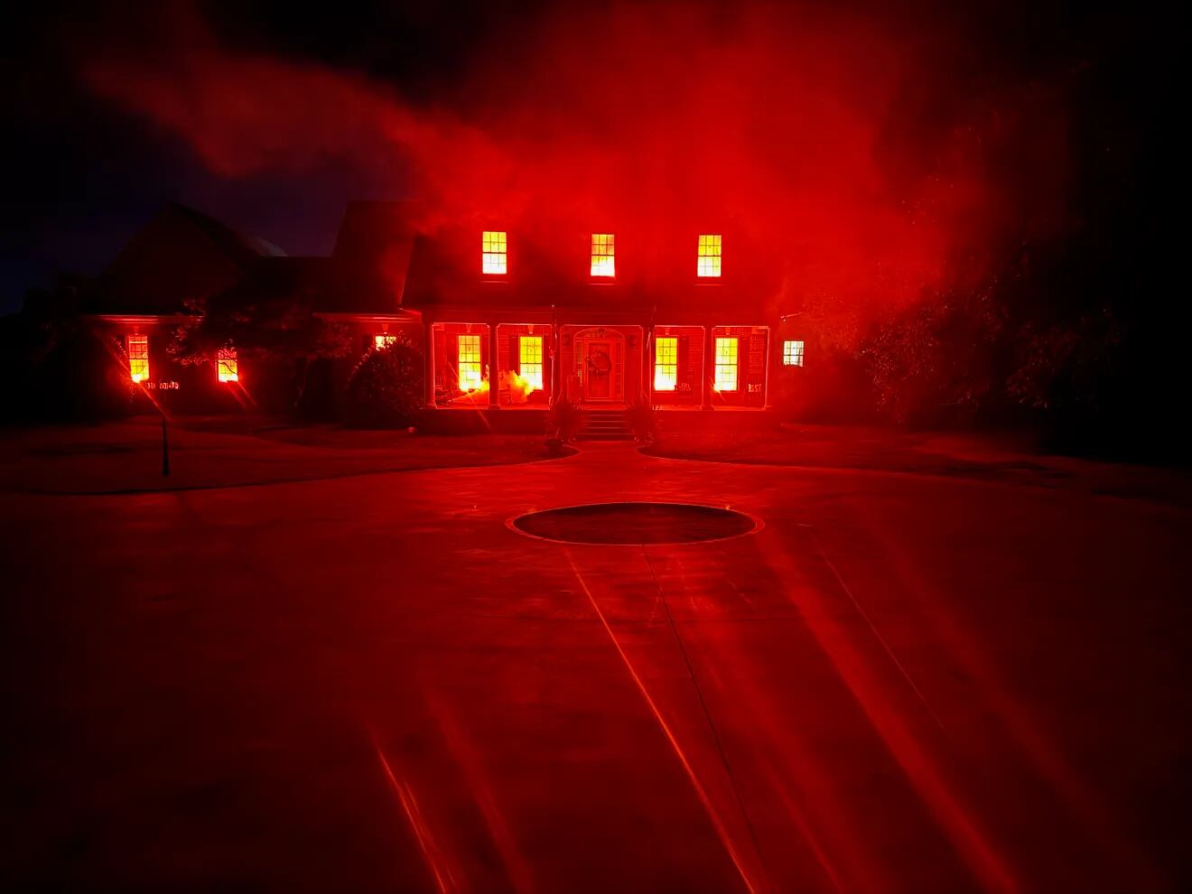 El propietario no quiso revelar el secreto de su decoración de Halloween (Sam Lee/USA Today)