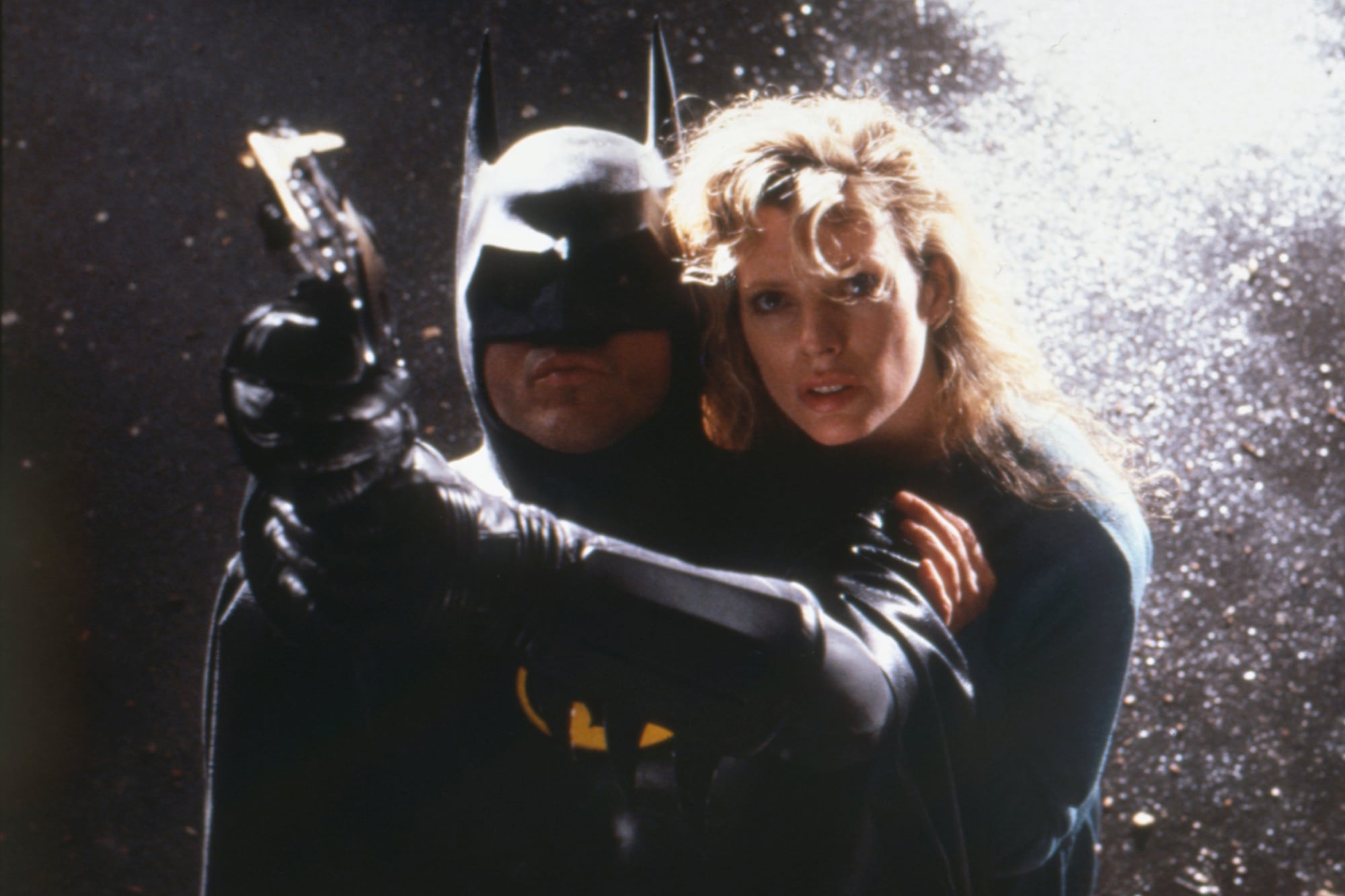 Junto a Michael Keaton en