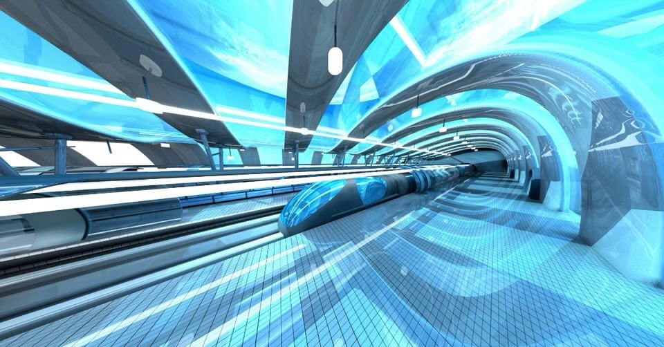 Así podría ser el túnel que Elon Musk podría construir para unir Estados Unidos con Inglaterra en solo 54 minutos (Captura: @boringcompany)