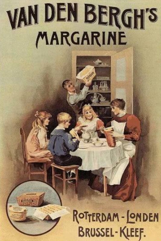 Van den Bergh fue una de las empresas pioneras en la fabricación industrial de margarina en Europa