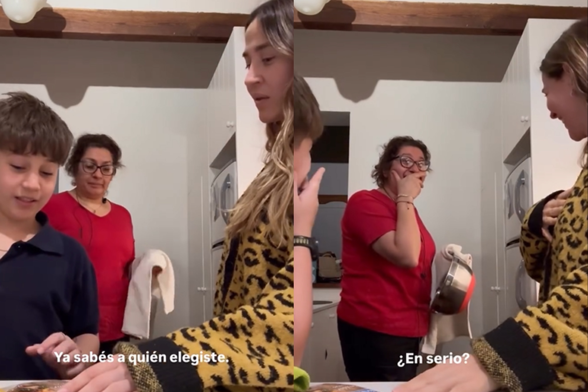 Con la complicidad de Momo, Jimena Barón le preguntó a Mari si quería ser la madrina de Arturo (Foto: Instagram @jmena)