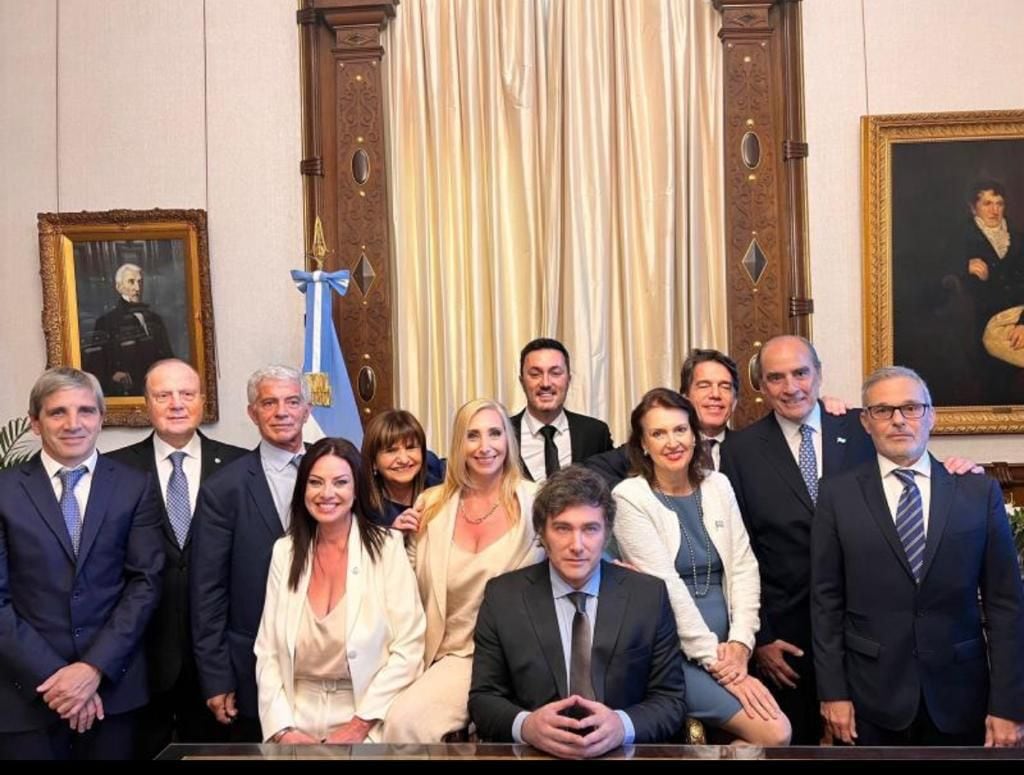El primer gabinete de Javier Milei